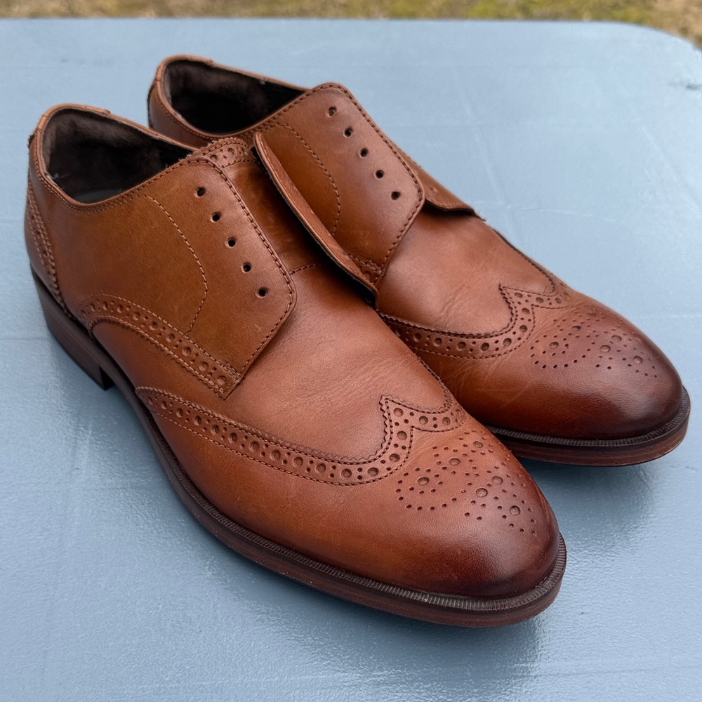 Cole Haan Brown Leather Men's Oxfords
